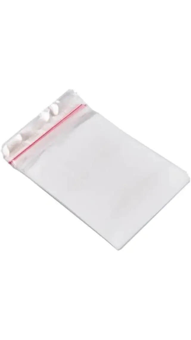 Carpcorn 40x45+5 cm.(40x50) 100 Adet Şeffaf Bantlı Yapışkanlı Jelatin Poşet