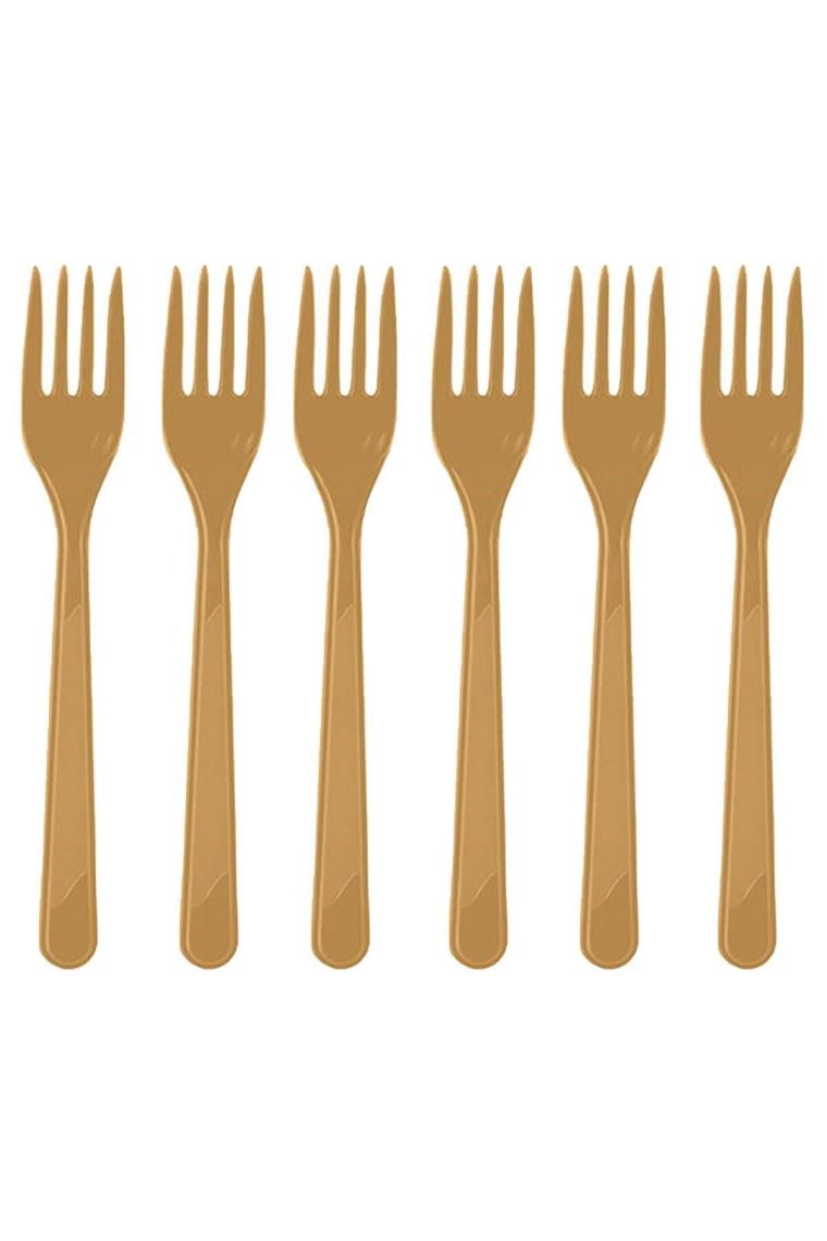 Gold 25'li  Plastik Çatal