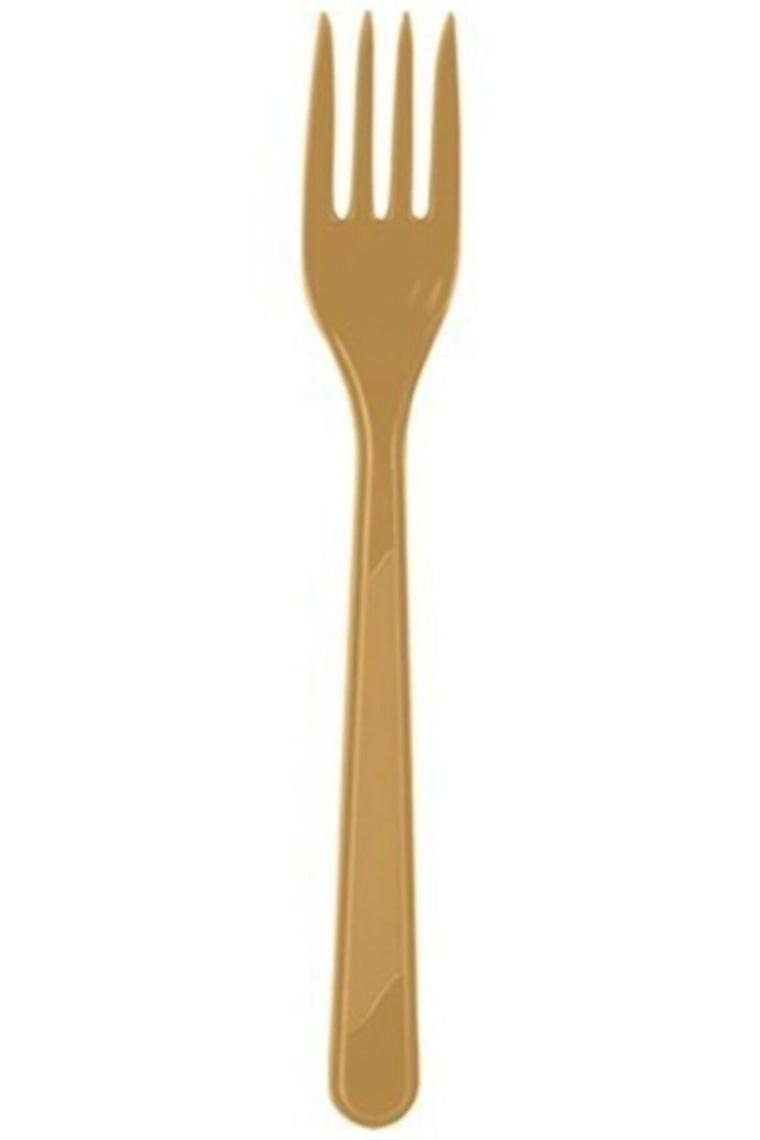 Gold 25'li  Plastik Çatal