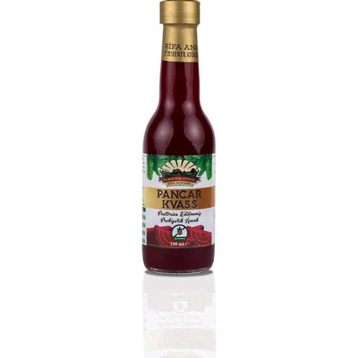 6 Adet Pancar Kvass (250ML.) Cam Şişede