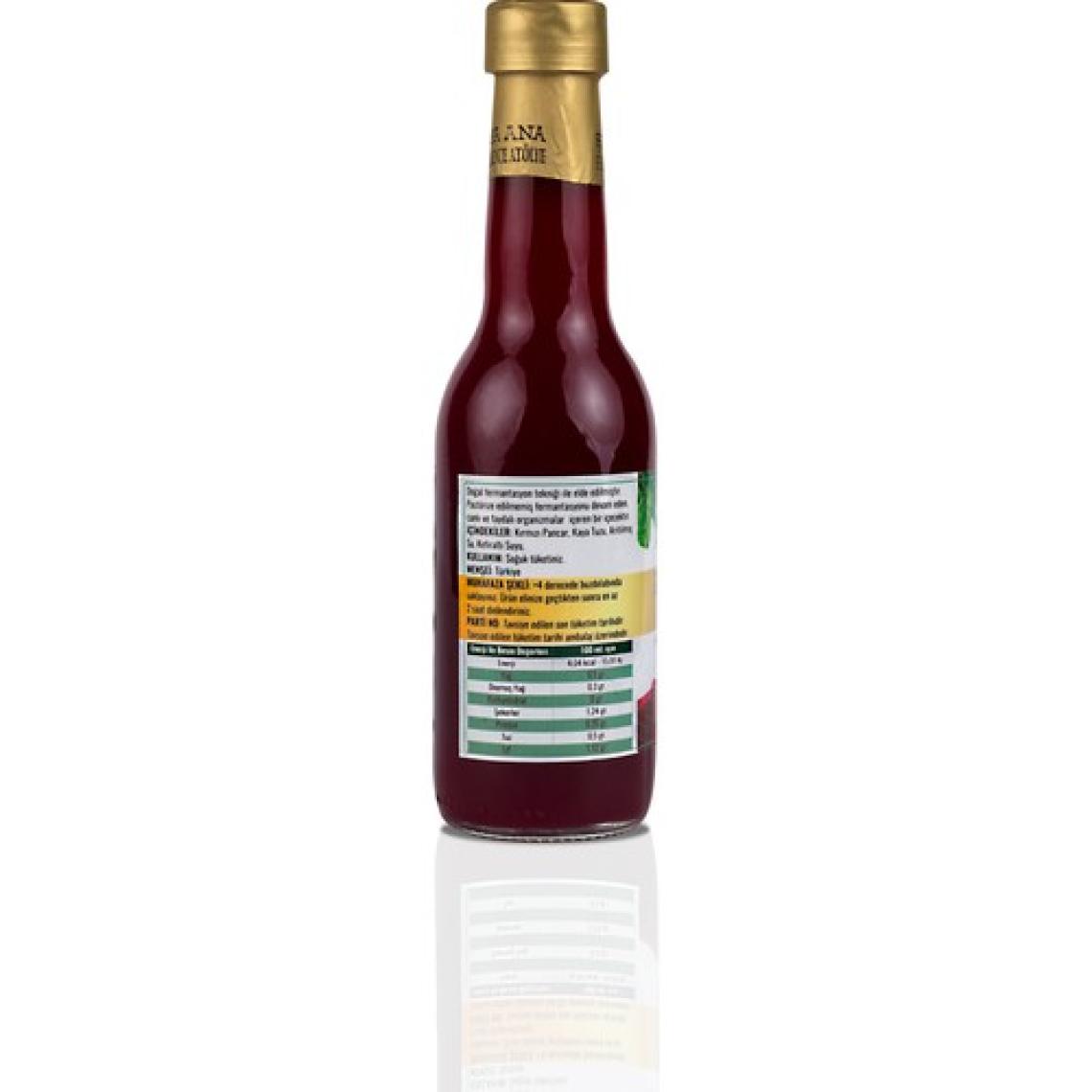 6 Adet Pancar Kvass (250ML.) Cam Şişede
