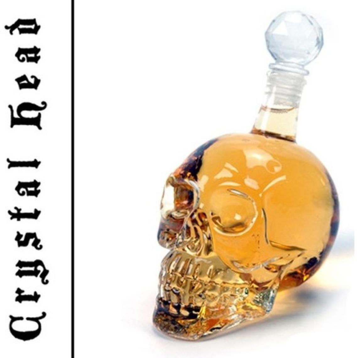 OSM 1000 ml Crystal Head Kuru Kafa Içki Şişesi