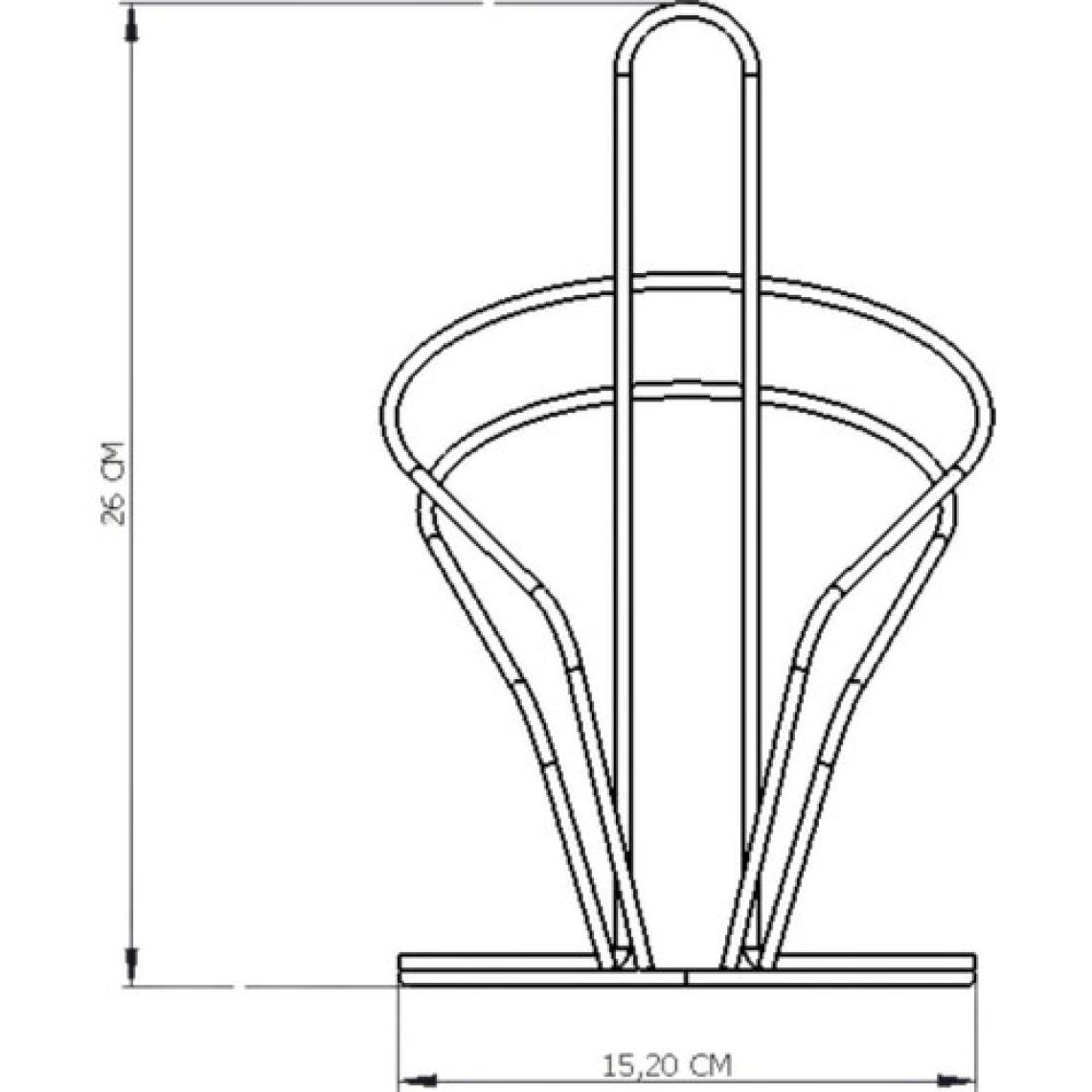 Edora Home Siyah Kuğu Kağıt Rulo Havluluk - Metal Paslanmaz