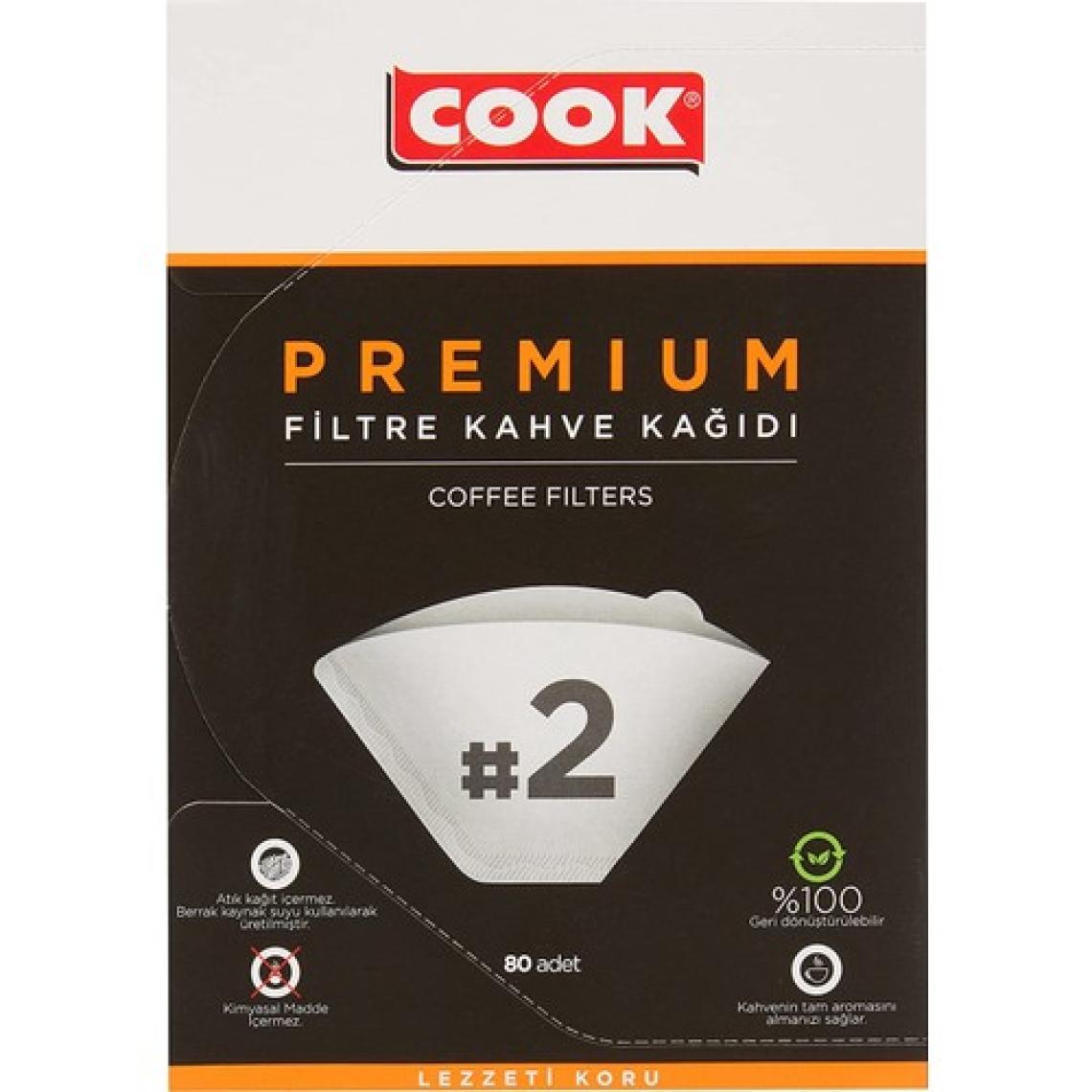 Cook Premium Filtre Kahve Kağıdı - Ebat 2