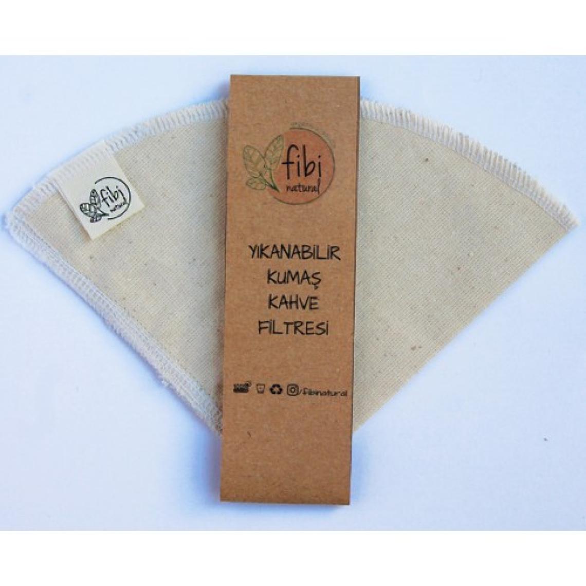 Fibi Natural Yıkanabilir Kumaş Kahve Filtresi V60