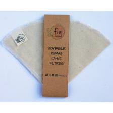 Fibi Natural Yıkanabilir Kumaş Kahve Filtresi V60