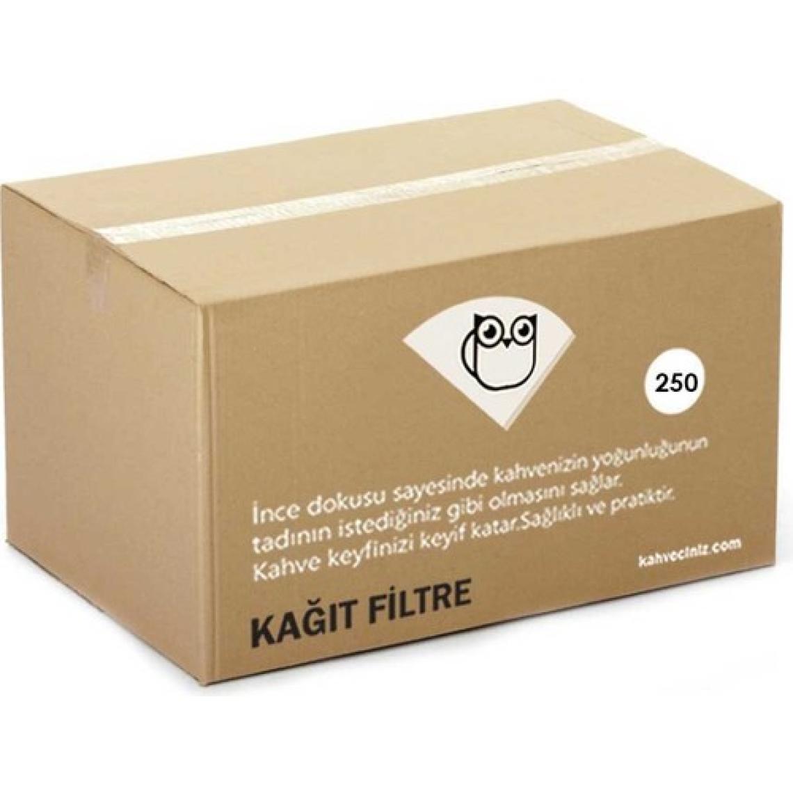 Kahveciniz 250/90 Basket Filtre Kahve Kağıdı 250 Adet