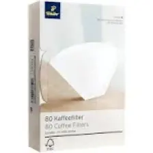 Tchibo 4 Numara (Büyük Boy) Filtre Kahve Kağıdı 80'li Beyaz