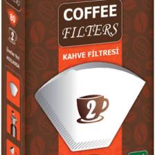 Coffee Filters Filtre Kahve Kağıdı No:2 80'li Paket
