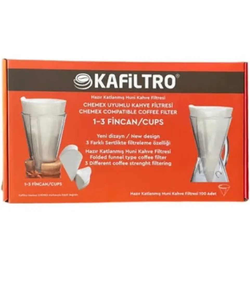 Kafiltro Chemex 1-3 Fincan Uyumlu Kahve Filtresi