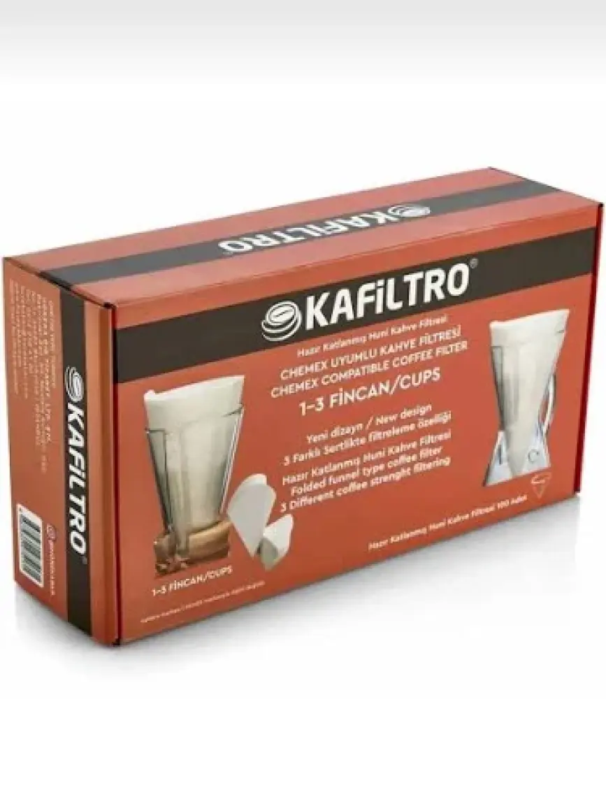 Kafiltro Chemex 1-3 Fincan Uyumlu Kahve Filtresi