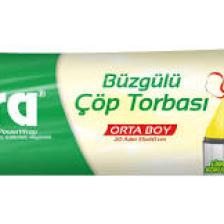 Sera Çöp Torbası Büzgülü Orta Boy Limon Kokulu 20 Adet