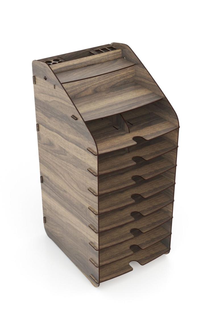 Design Otto Tower Masaüstü Organizer 10 Kat A4 Evrak Rafı
