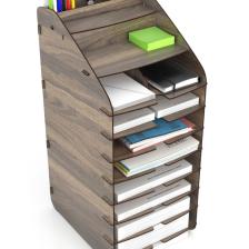 Design Otto Tower Masaüstü Organizer 10 Kat A4 Evrak Rafı