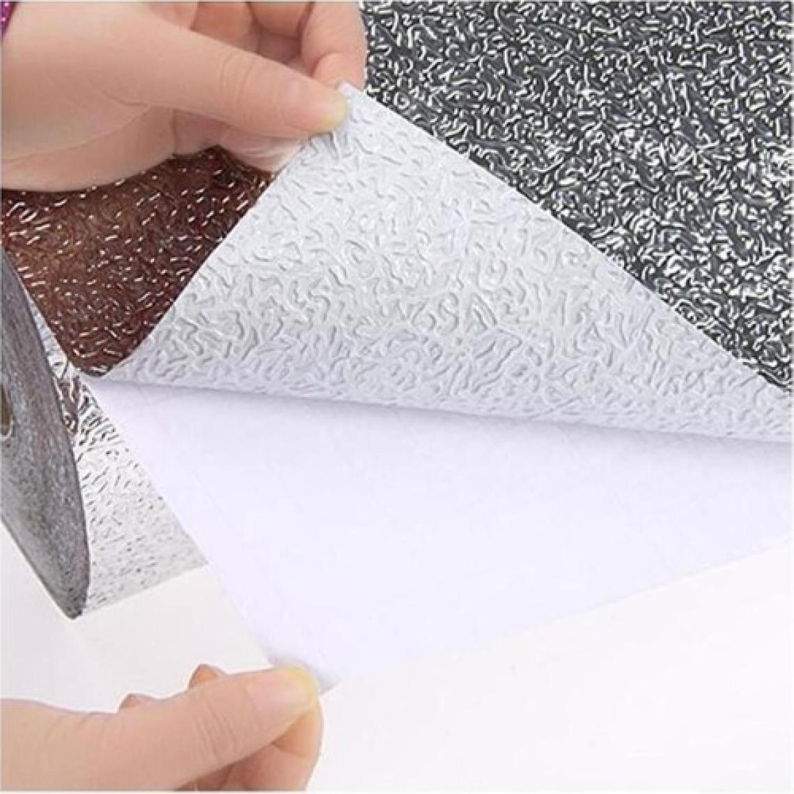 Sese Yapışkanlı Alüminyum Folyo 120X100CM Tezgah Üstü Çekmece Içi Eviye Altı