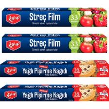 Roll-Up Streç Film ve Pişirme Kağıdı 4 Parça Ekonomik Mutfak Seti 3