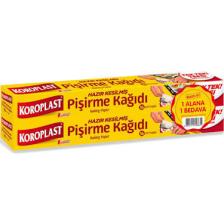 Koroplast Hazır Kesilmiş Pişirme Kağıdı 1 Alana 1 Bedava