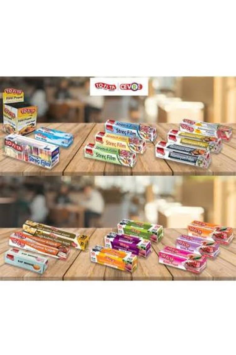 To-Fi-Ta Hazır Kesilmiş Yağlı Pişirme Kağıdı 20'li x 2 - 40 Yaprak 42 x 37 cm