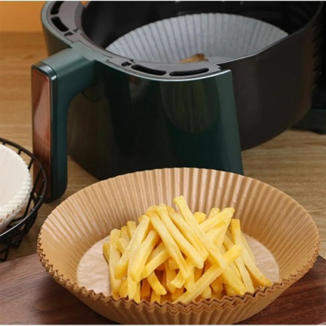 Afili Home Airfryer Pişirme Kağıdı 50 Adet Air Fryer Kağıt Philips Xiaomi Tefal ve Tüm Modeller Ile Uyumlu