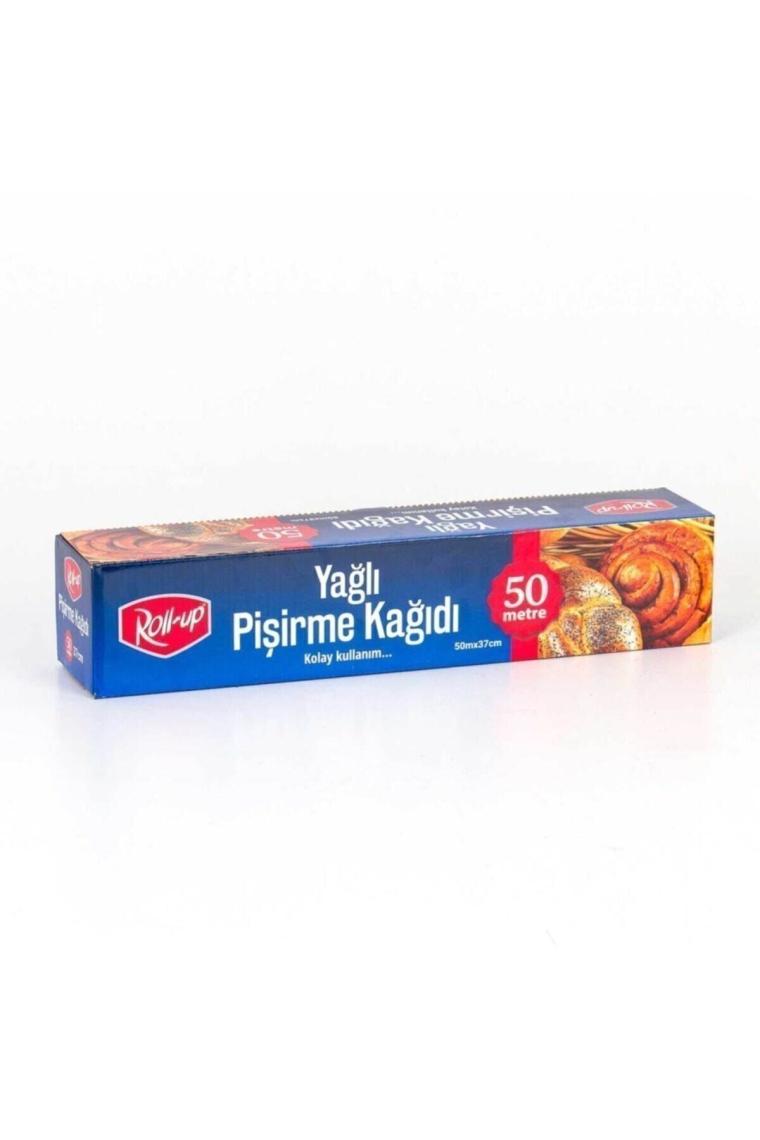 Roll-Up Silikonlu Pişirme Kağıdı 37CM x 50 M 1 Paket
