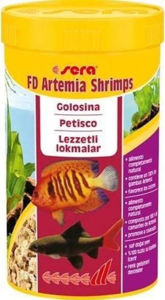 Sera Fd Artemia Shrimp Granül Balık Yemi 250 ml