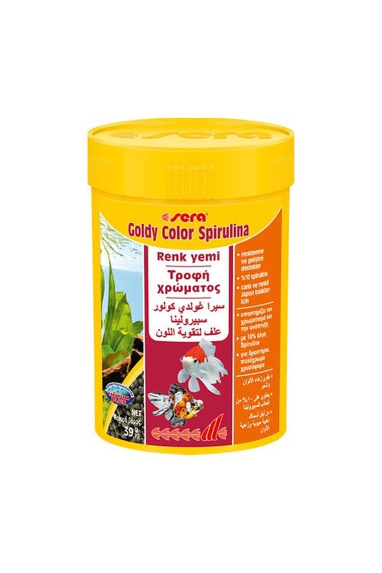 Sera Goldy Color Spirulina Nature 50 ml Japon Balığı Yemi
