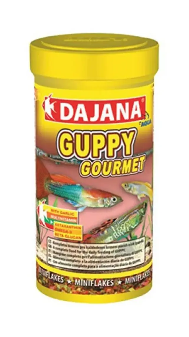 Dajana Guppy Gourmet Flakes Lepistesler İçin Pul Yem 80 Ml 13 Gr