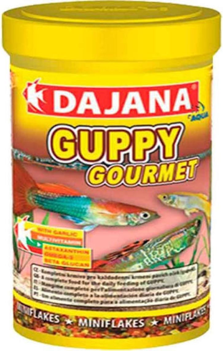 Dajana Guppy Gourmet Flakes Lepistesler İçin Pul Yem 100 Ml 20 Gr