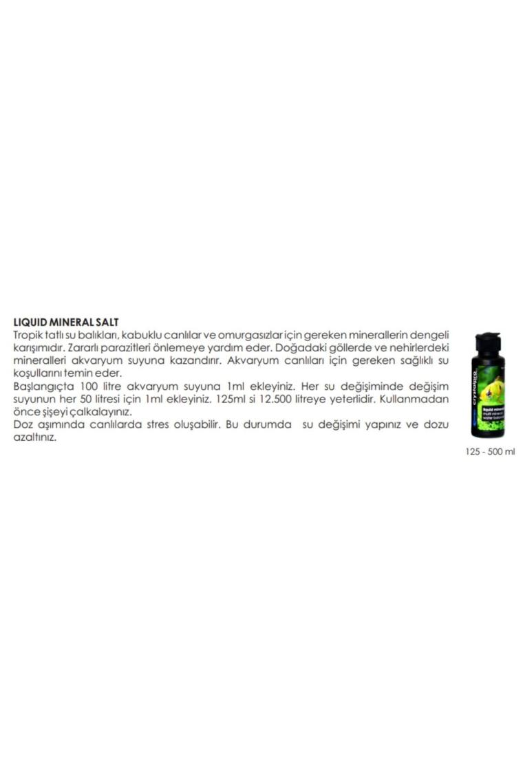 Liquid Minerals Salt Tatlısu Kabukluları Için 500ml