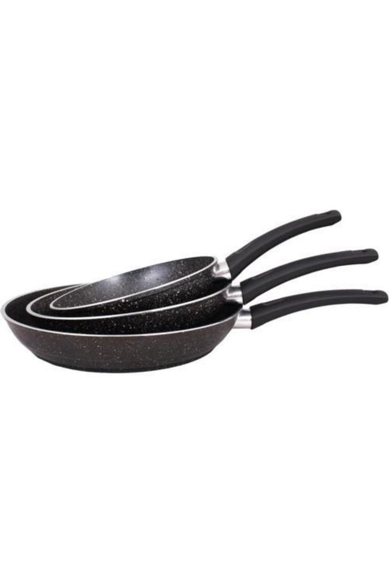 3lü Granit Tava Seti 18-22-26cm