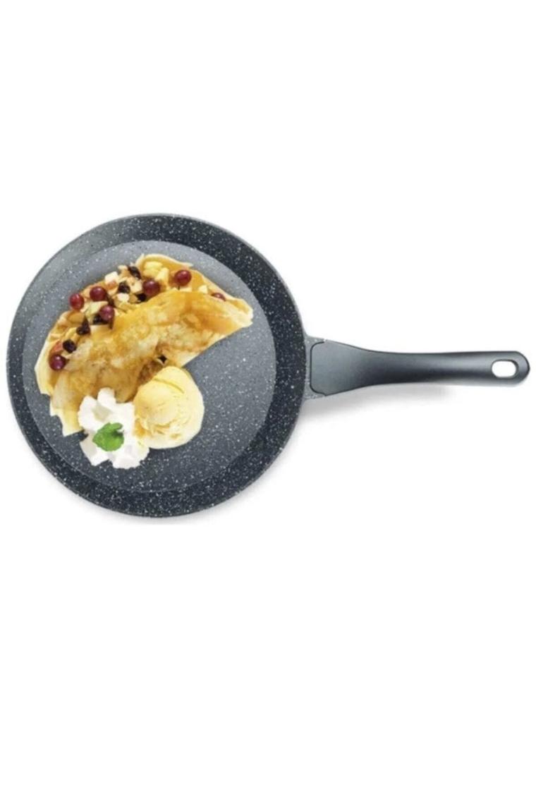 Gri Döküm Granit Krep Tavası 26 cm