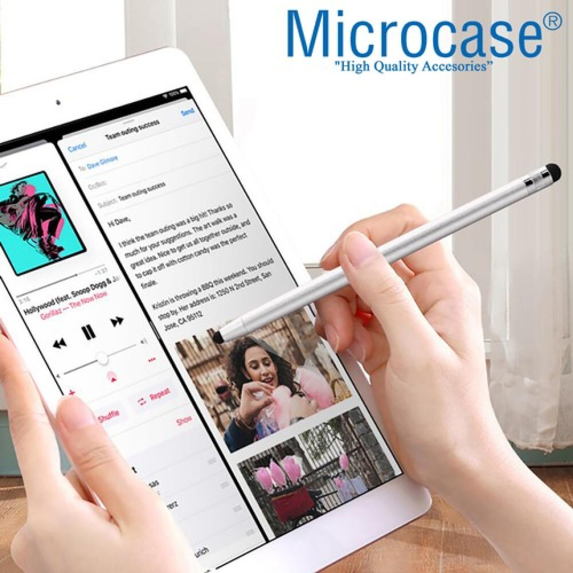 Microcase Universal Telefon Tablet iPad 2in1 Stylus Pen Dokunmatik Kalem - AL3460