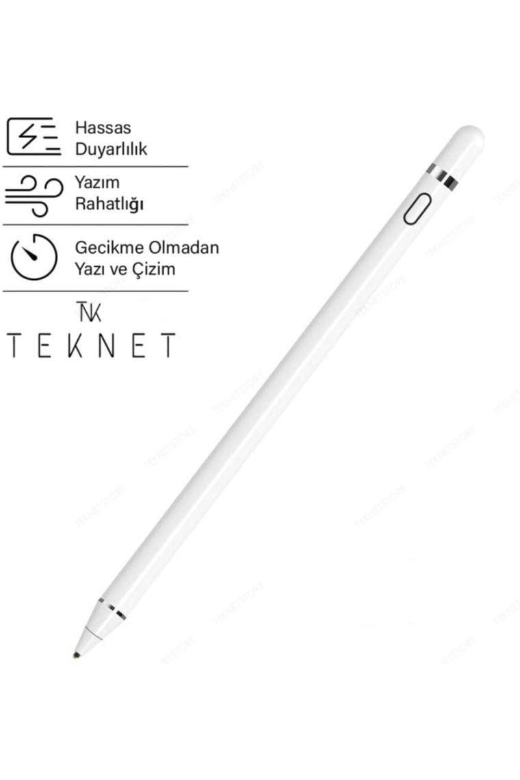 TEKNETSTORE Ipad 9. Nesil 10.2 Inç Sensitivity Stylus Kapasitif Dokunmatik Kalem Çizim ve Tasarım Tablet Kalemi