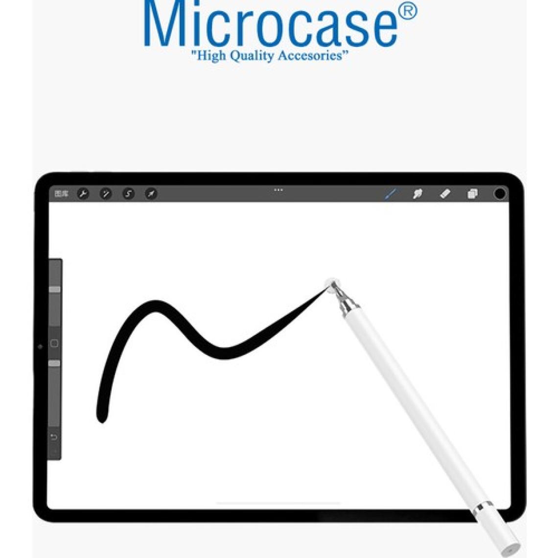 Microcase Universal Telefon Tablet iPad 2in1 Disk Uçlu Stylus Pen Dokunmatik Kalem - AL3463