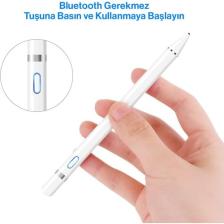 Techmaster iPhone iPad Android Tüm Cihazlar ile Uyumlu Stylus Hassas Yazı Çizim Kalemi 2. Nesil