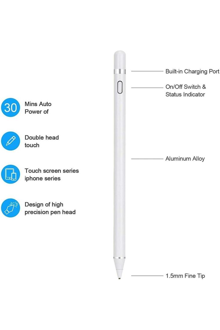 TEKNETSTORE Samsung Galaxy Tab A9 8.7 Inç SM-X110 Uyumlu Dokunmatik Çizim ve Tasarım Için Active Stylus Pen