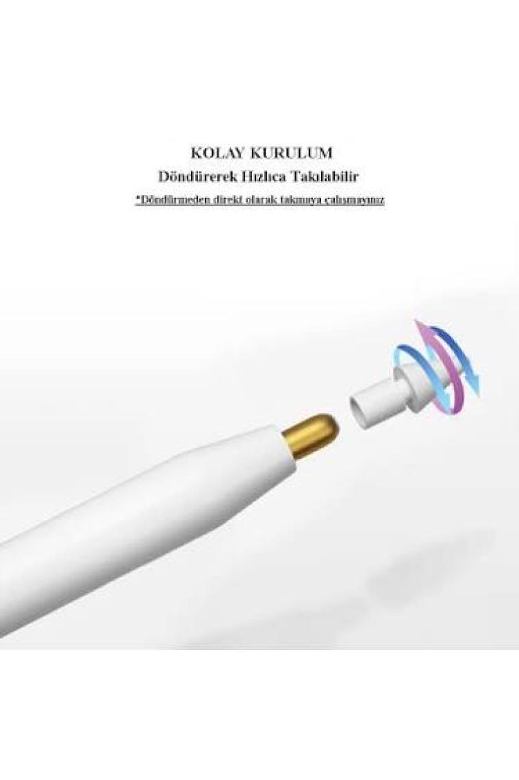 Loges Goojodoq Apple Pencil Uyumlu Stylus Uçları - 4'lü Paket Stylus Kalem Ucu Apple Pen 1. ve 2. Nesil