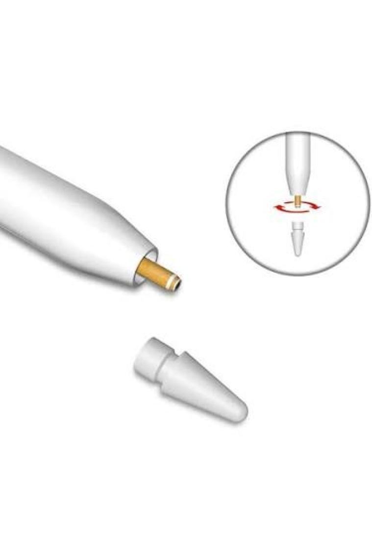 Loges Goojodoq Apple Pencil Uyumlu Stylus Uçları - 4'lü Paket Stylus Kalem Ucu Apple Pen 1. ve 2. Nesil