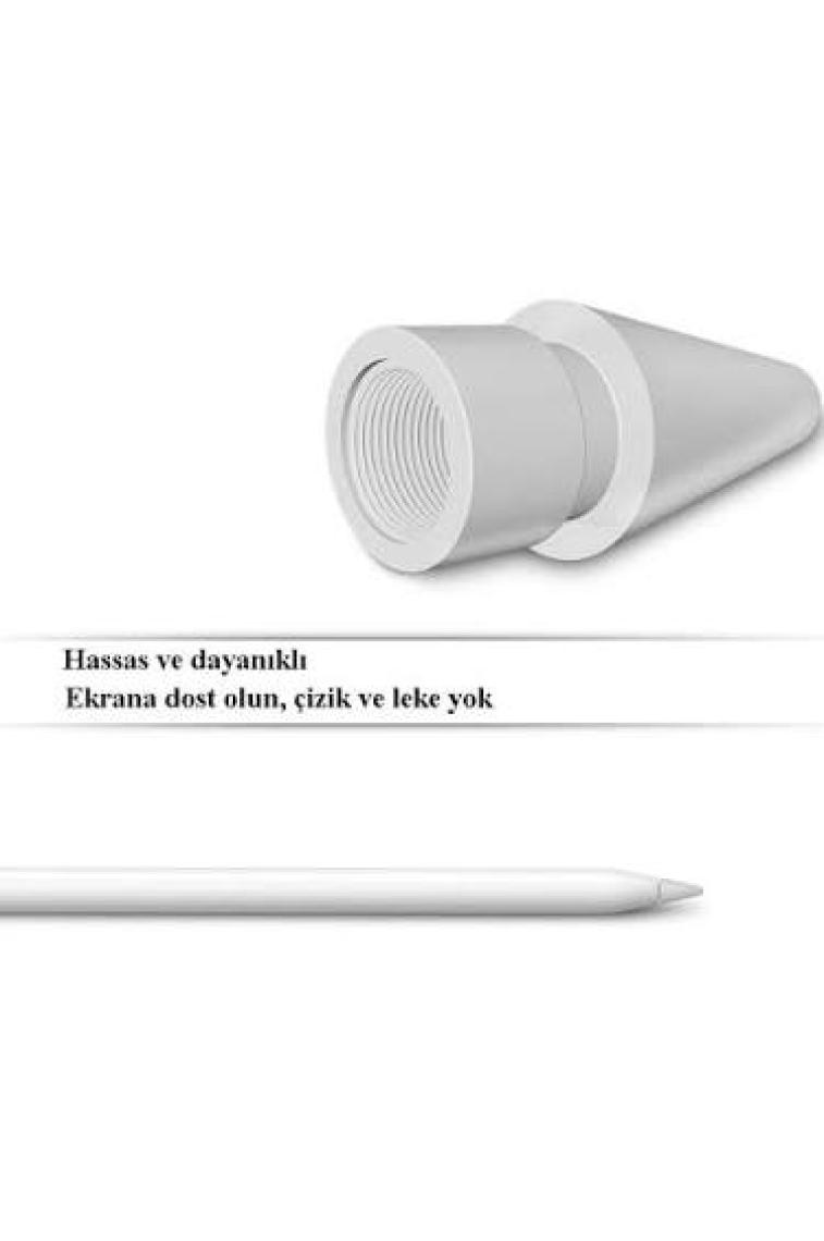 Loges Goojodoq Apple Pencil Uyumlu Stylus Uçları - 4'lü Paket Stylus Kalem Ucu Apple Pen 1. ve 2. Nesil