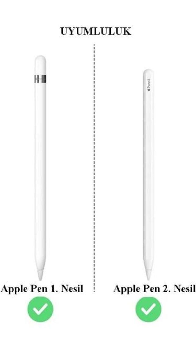 Loges Goojodoq Apple Pencil Uyumlu Stylus Uçları - 4'lü Paket Stylus Kalem Ucu Apple Pen 1. ve 2. Nesil