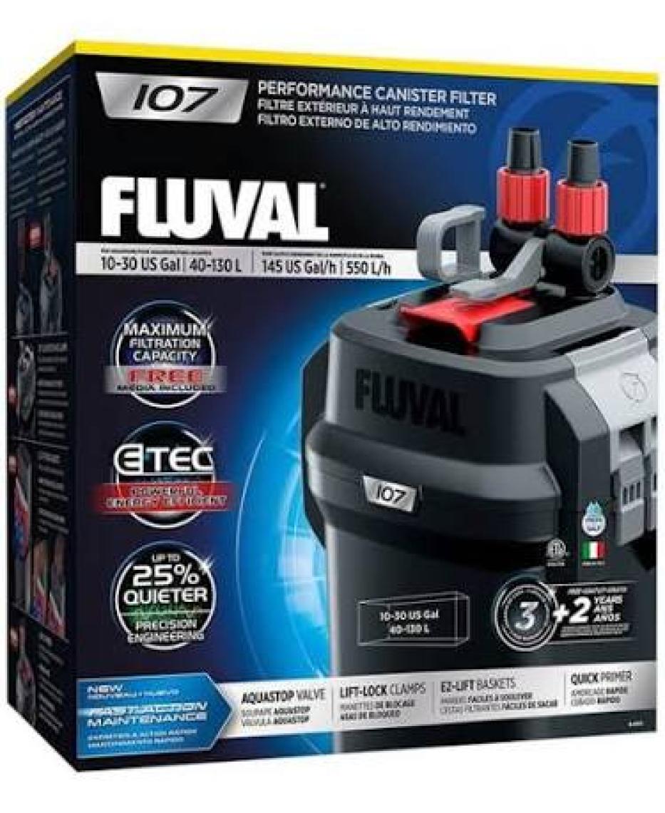 Fluval 107 Dış Filtre 550L/H