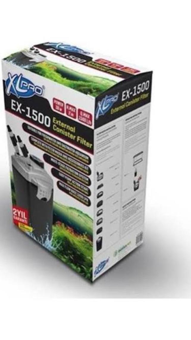 XL Pro Ex 1500 Dış Filtre 1500 LTS 36W Dolu