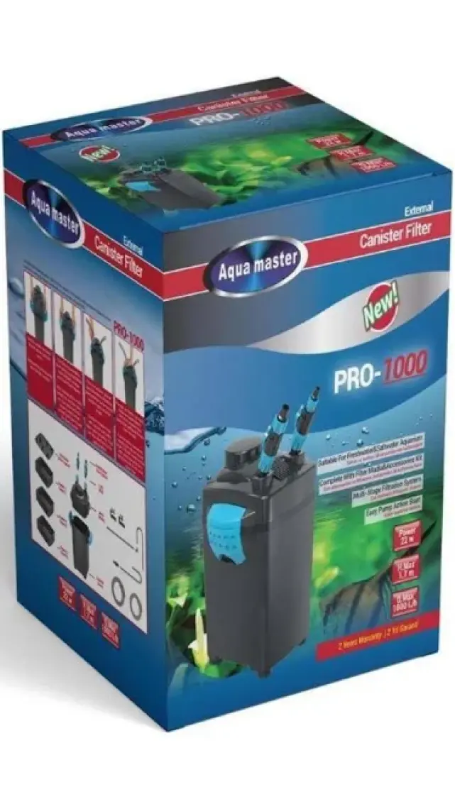 Aqua Master Dış Filitre 3 Sepet 1000 L/H PRO-1000