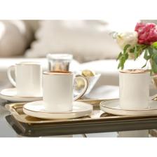 English Home Marella Porselen 6'lı Kahve Fincan Takımı 85 ml Rose Gold