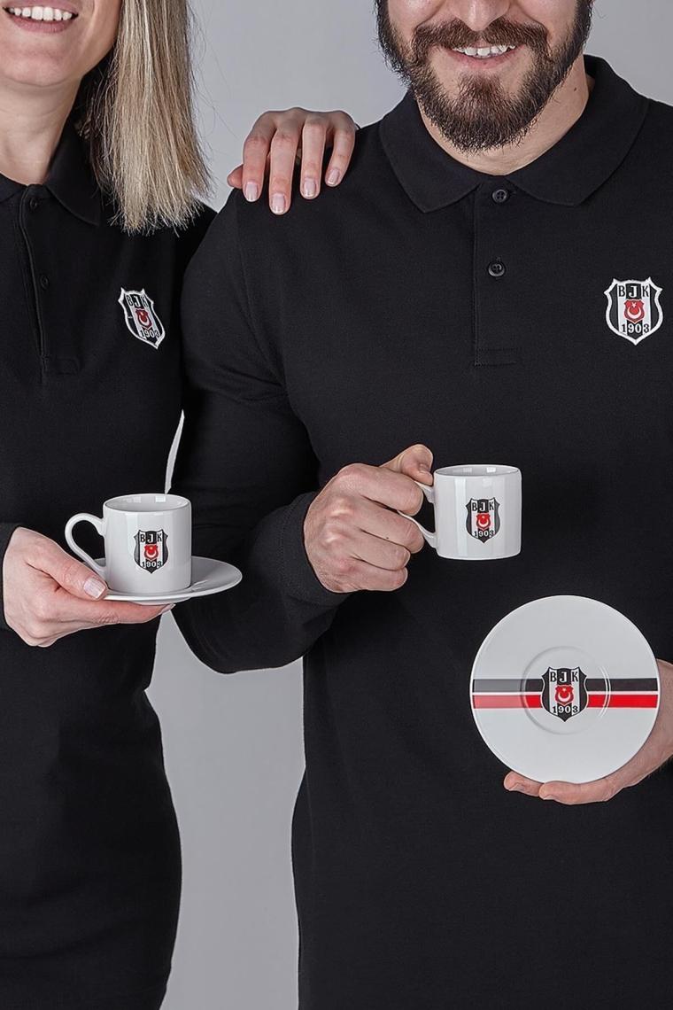 Beşiktaş Orijinal Lisanslı 2'Li Fincan Takımı