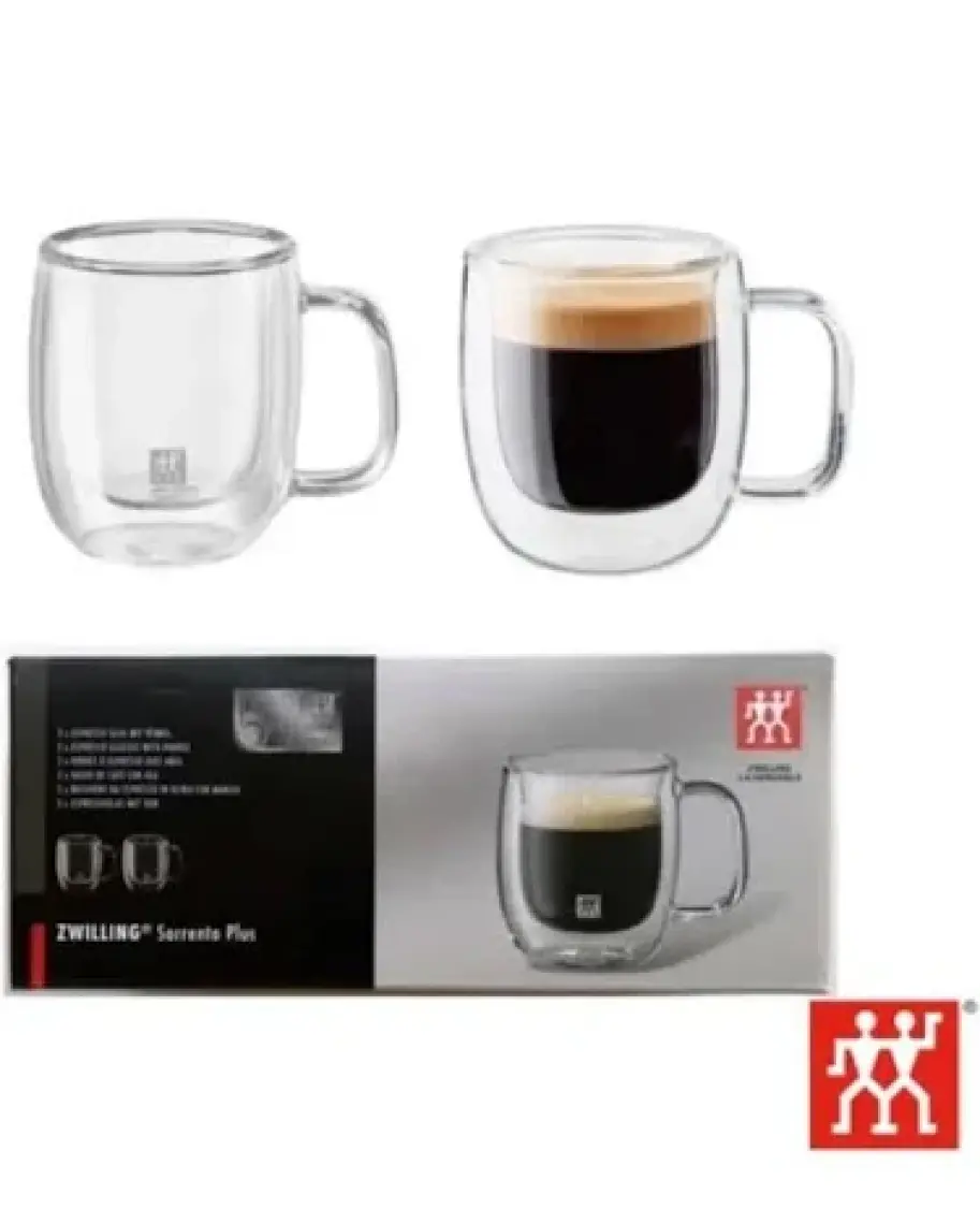 Zwilling Sorrento Plus Çift Cidarlı Espresso Bardağı 2'li 80 ml