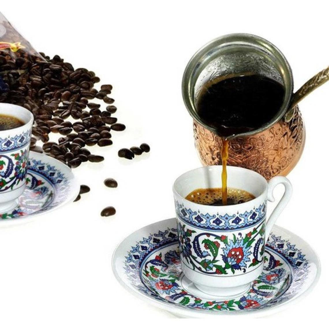 Kütahya Porselen Topkapı 6 Kişilik Kahve Fincan Takımı
