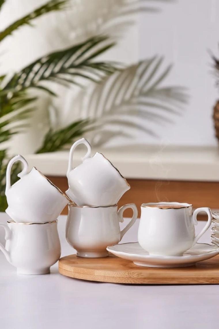Beykoz 6 Kişilik Kahve Fincanı Takımı 90 ml