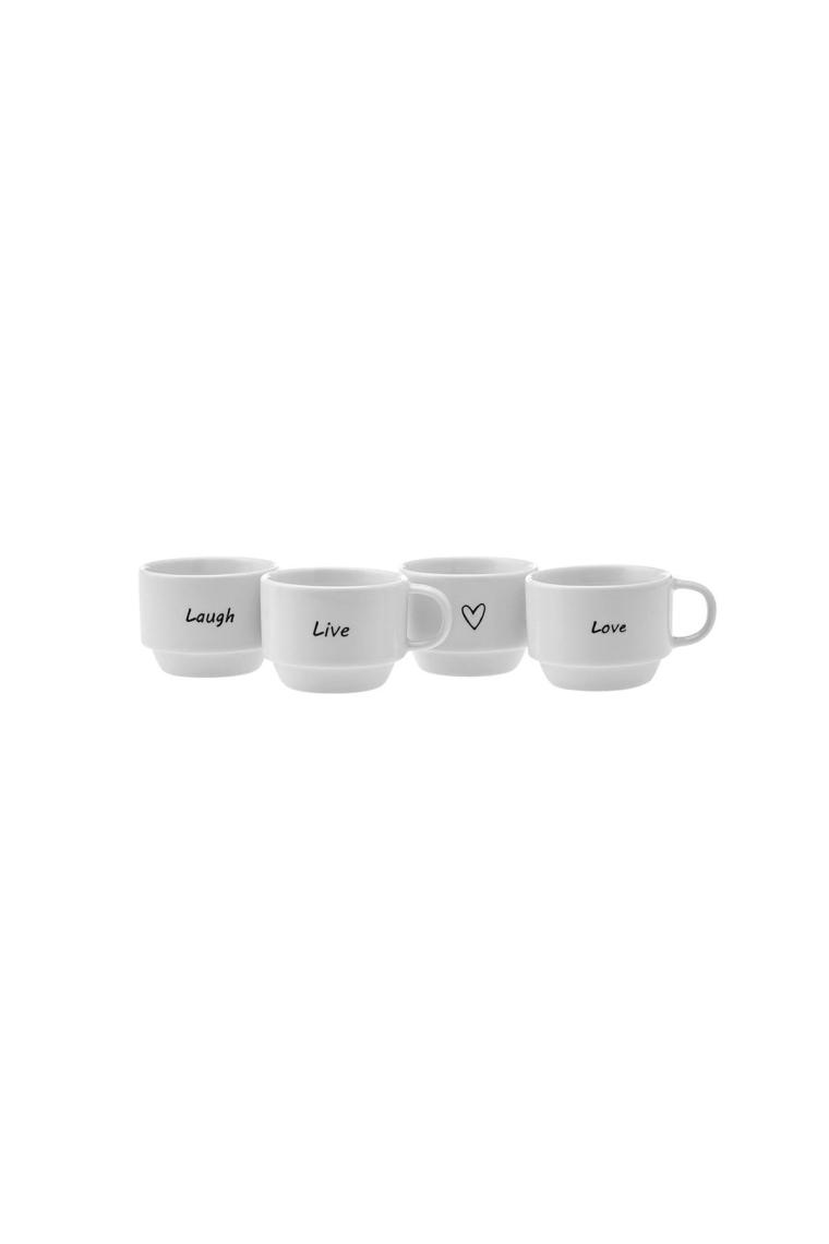 STD Lovely Laugh 4 Kişilik Espresso Kahve Seti 100 Ml Klasik