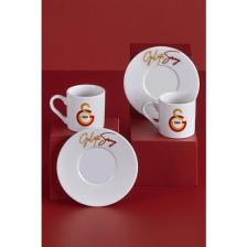 Neva N3476 Galatasaray Lisanslı El Yazılı 2'Li Kahve Fincan Takımı
